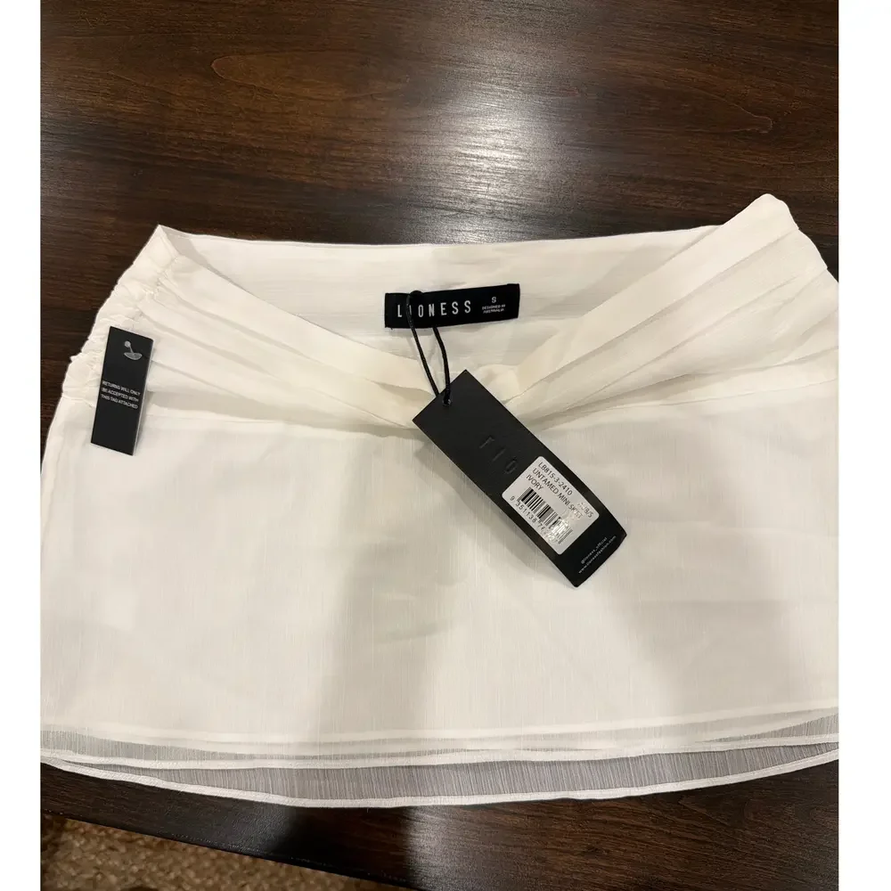 LIONESS Untamed Mini Skirt in White - Picture 4 of 4
